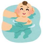 【生後0ヶ月〜】赤ちゃんのお風呂ってどうしてる？一緒派？別々派？うちは別々派で、焦らずゆったりとお風呂・保湿♪