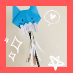 【1～3歳】親子でおりがみ遊び☆＜ねこ＞の作り方　