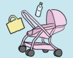 【生後1ヶ月～3歳】荷物はおまかせ！大容量バスケット付きのA型ベビーカー「ルンルン 」のご紹介♪