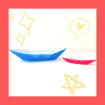 【1～3歳】おりがみで水遊び☆＜ふね＞