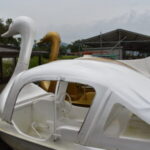 迫力ある大水車に鯉のエサやり♪レンタルボートも楽しい「能登川水車とカヌーランド」を紹介☆YouTube【ぴーまむチャンネル】in東近江市